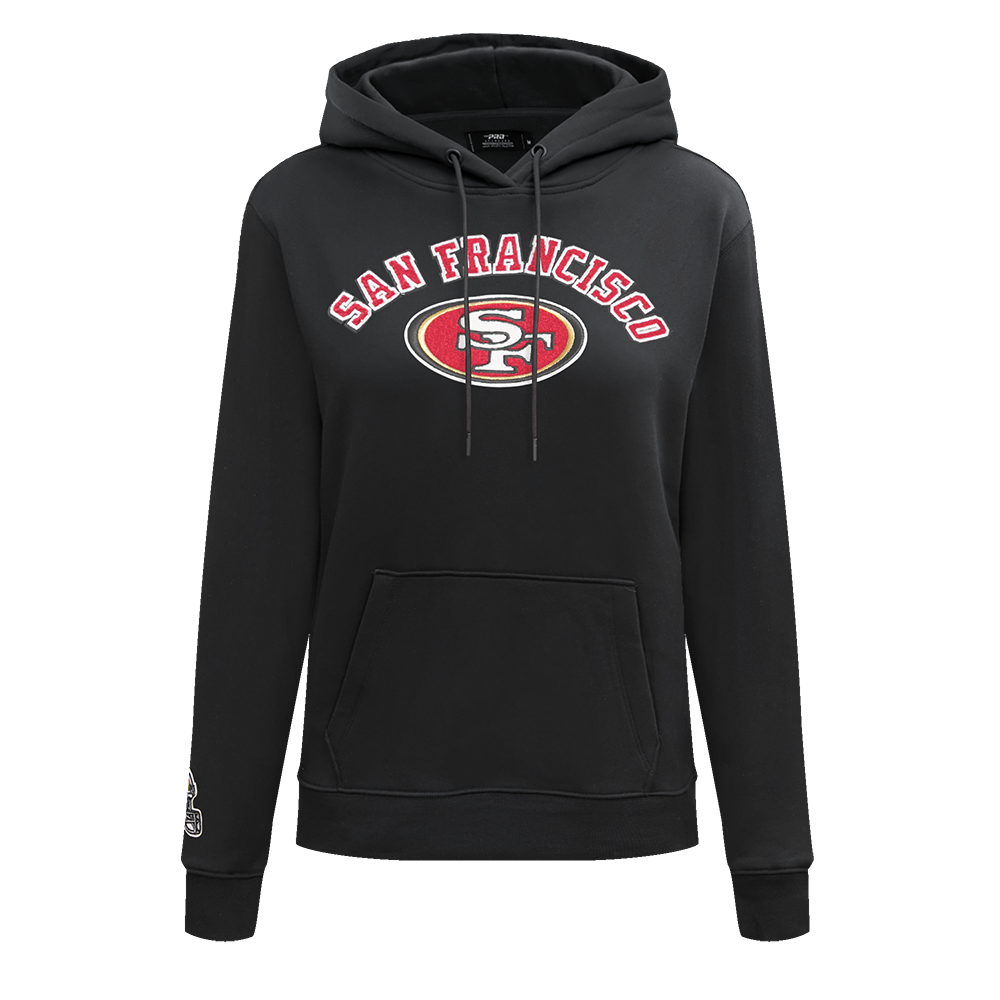 SUDADERA CON GORRO NFL SAN FRANCISCO 49ERS CLASSIC ESSENTIALS PARA MUJER