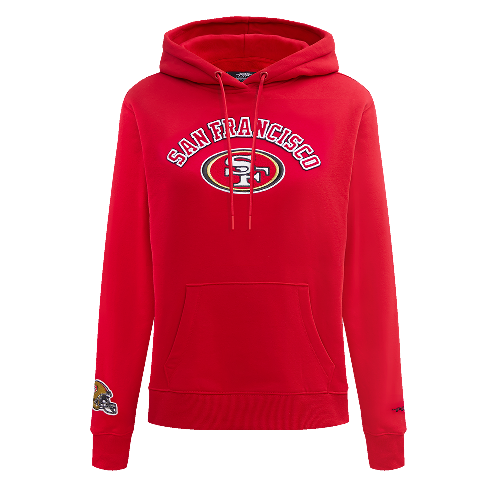 SUDADERA CON GORRO NFL SAN FRANCISCO 49ERS CLASSIC ESSENTIALS PARA MUJER