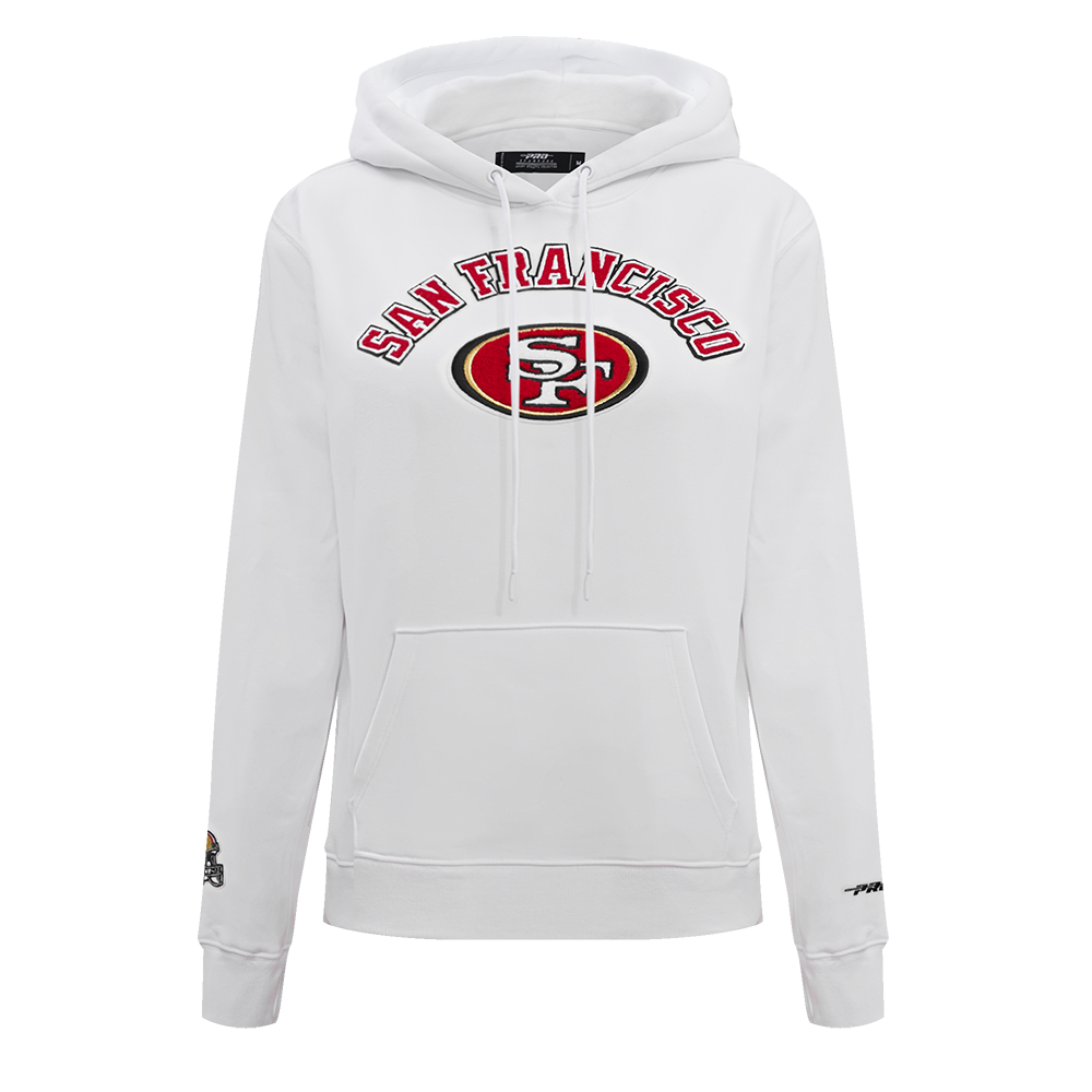 SUDADERA CON GORRO NFL SAN FRANCISCO 49ERS CLASSIC ESSENTIALS PARA MUJER