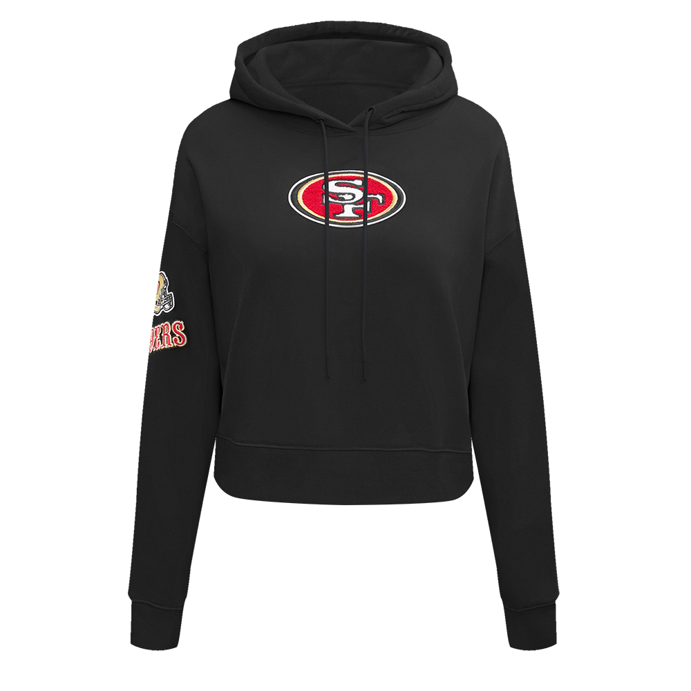 SUDADERA CON GORRO NFL SAN FRANCISCO 49ERS CLASSIC ESSENTIALS PARA MUJER