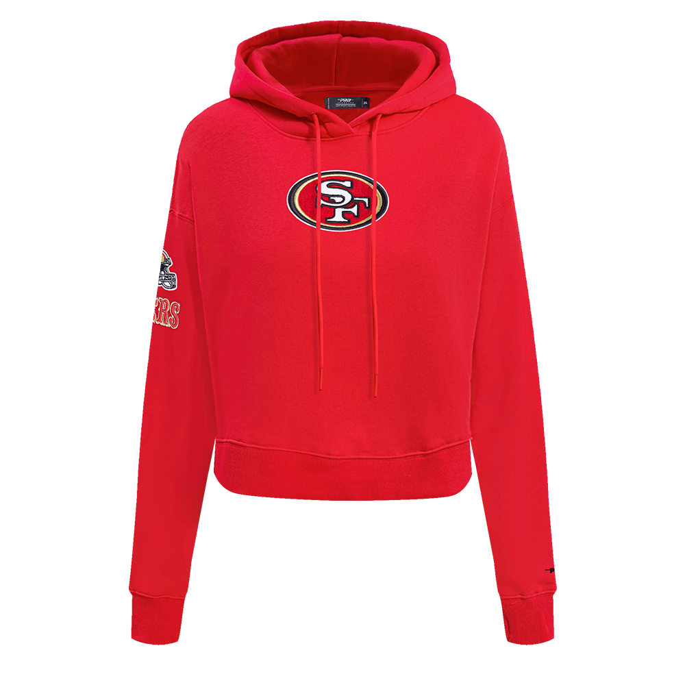 SUDADERA CON GORRO NFL SAN FRANCISCO 49ERS CLASSIC ESSENTIALS PARA MUJER