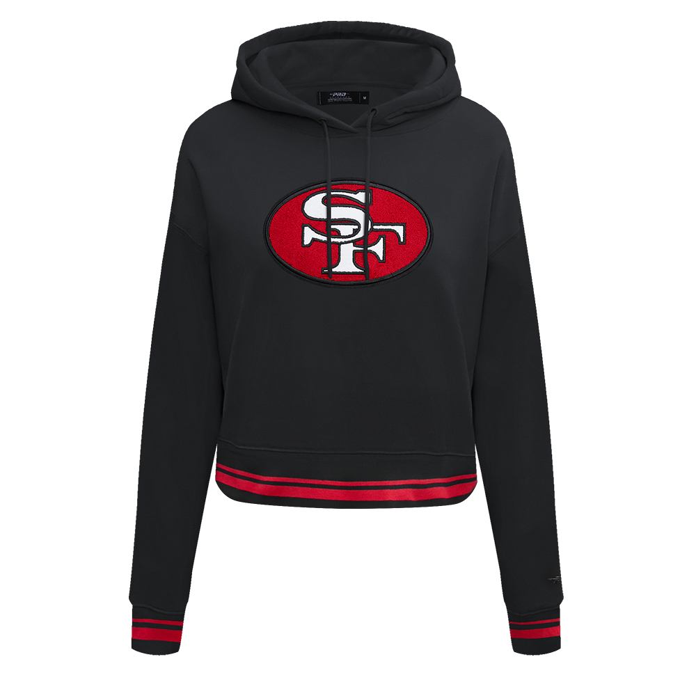 SUDADERA CON GORRO NFL SAN FRANCISCO 49ERS RETRO CLASSICS PARA MUJER