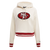 SUDADERA CON GORRO NFL SAN FRANCISCO 49ERS RETRO CLASSICS PARA MUJER