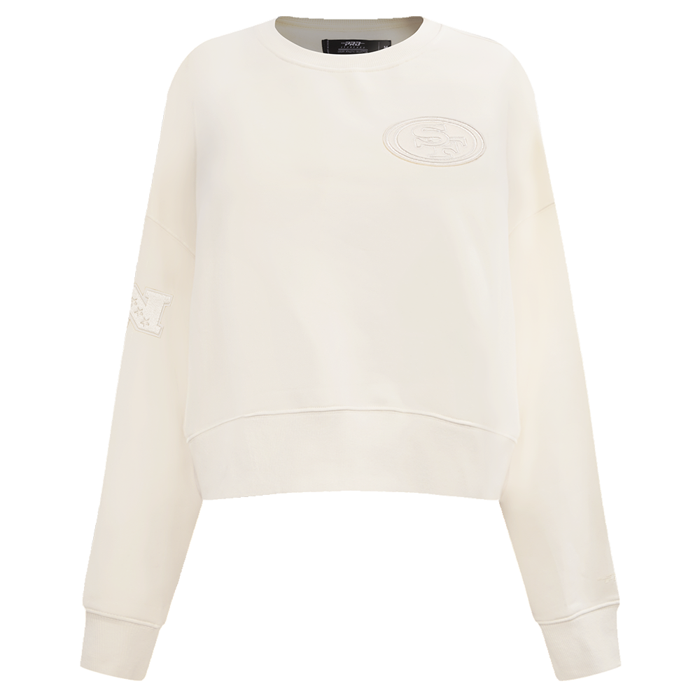 SUDADERA DE CUELLO REDONDO NFL SAN FRANCISCO 49ERS NEUTRAL PARA MUJER