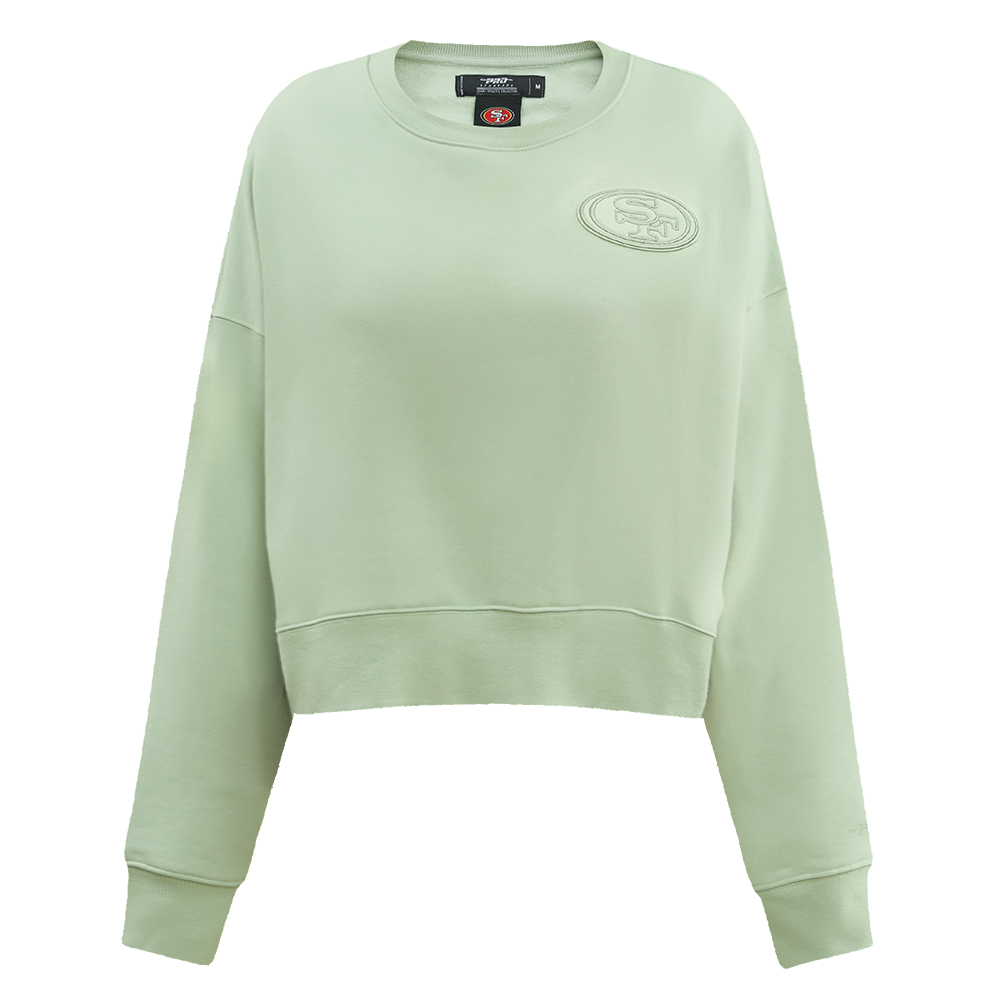 SUDADERA DE CUELLO REDONDO NFL SAN FRANCISCO 49ERS NEUTRAL PARA MUJER