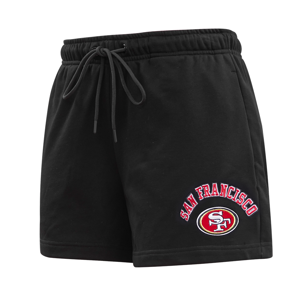 SHORTS DE ALGODÓN NFL SAN FRANCISCO 49ERS CLASSIC ESSENTIALS PARA MUJER