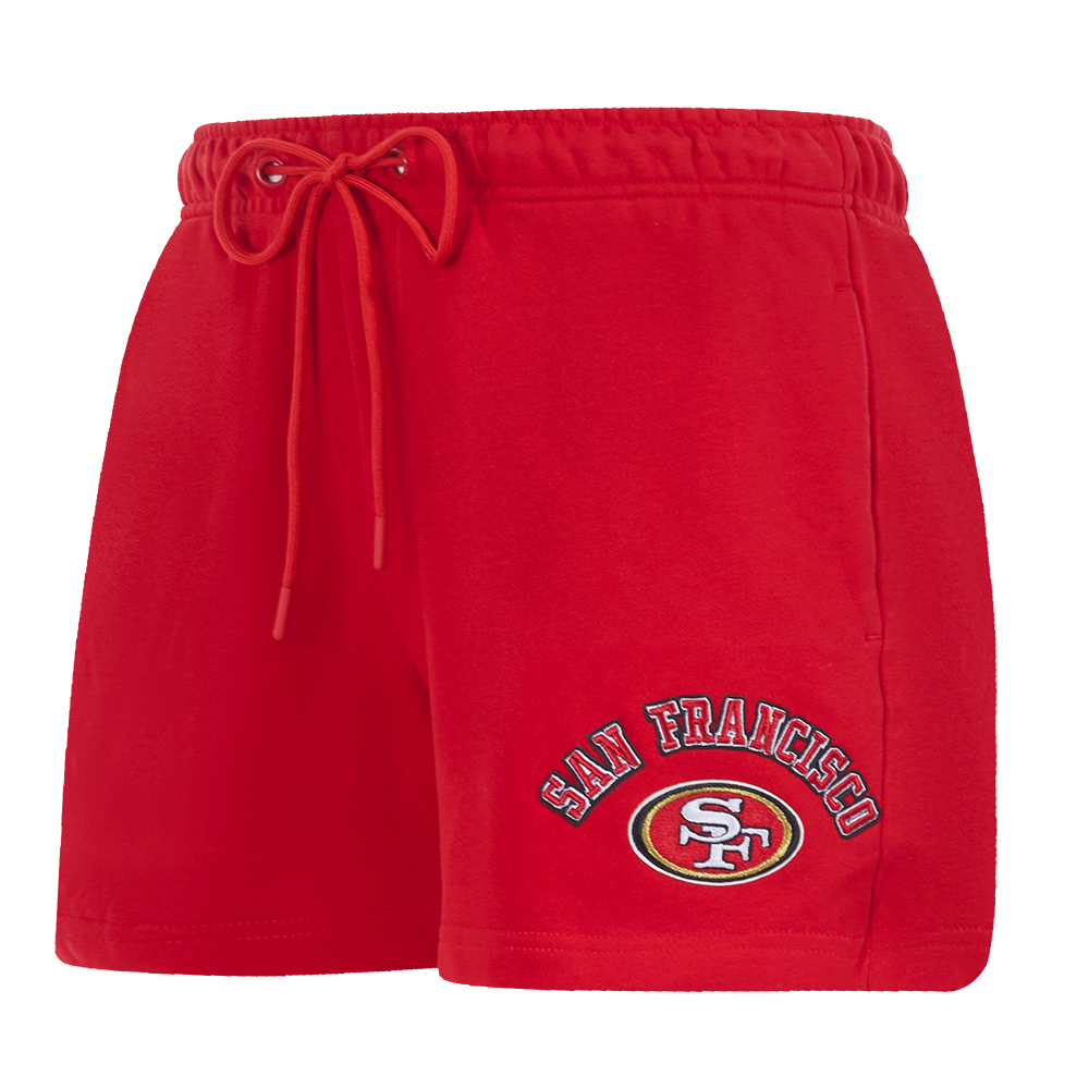 SHORTS DE ALGODÓN NFL SAN FRANCISCO 49ERS CLASSIC ESSENTIALS PARA MUJER