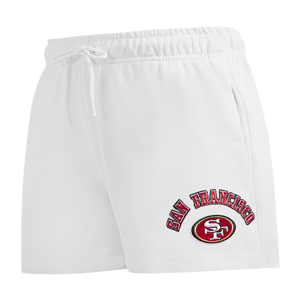 SHORTS DE ALGODÓN NFL SAN FRANCISCO 49ERS CLASSIC ESSENTIALS PARA MUJER