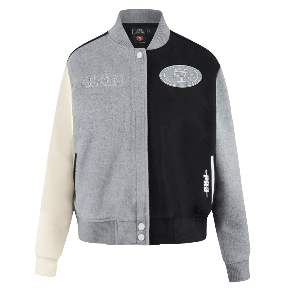 CHAMARRA UNIVERSITARIA NFL SAN FRANCISCO 49ERS REVERSE FRENCH TERRY PARA MUJER