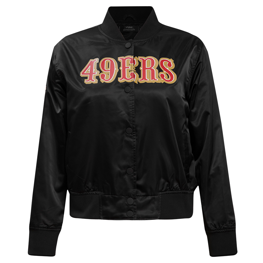 CHAMARRA DE SATÍN NFL SAN FRANCISCO 49ERS CLASSIC ESSENTIALS PARA MUJER