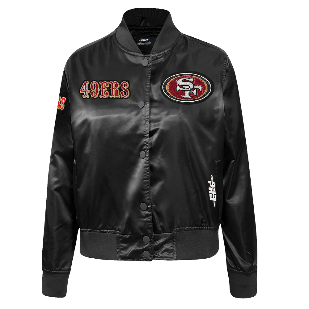 CHAMARRA DE SATÍN NFL SAN FRANCISCO 49ERS GAME DAY CLASSICS PARA MUJER
