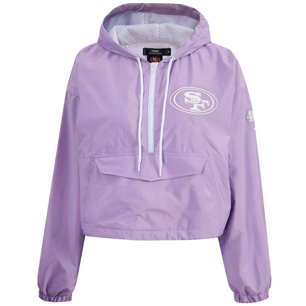 CHAMARRA ROMPEVIENTOS NFL SAN FRANCISCO 49ERS HOLOGRAM PARA MUJER