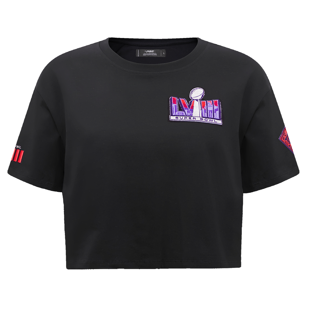 PLAYERA CROP NFL SUPER BOWL SUPERBOWL PARA MUJER