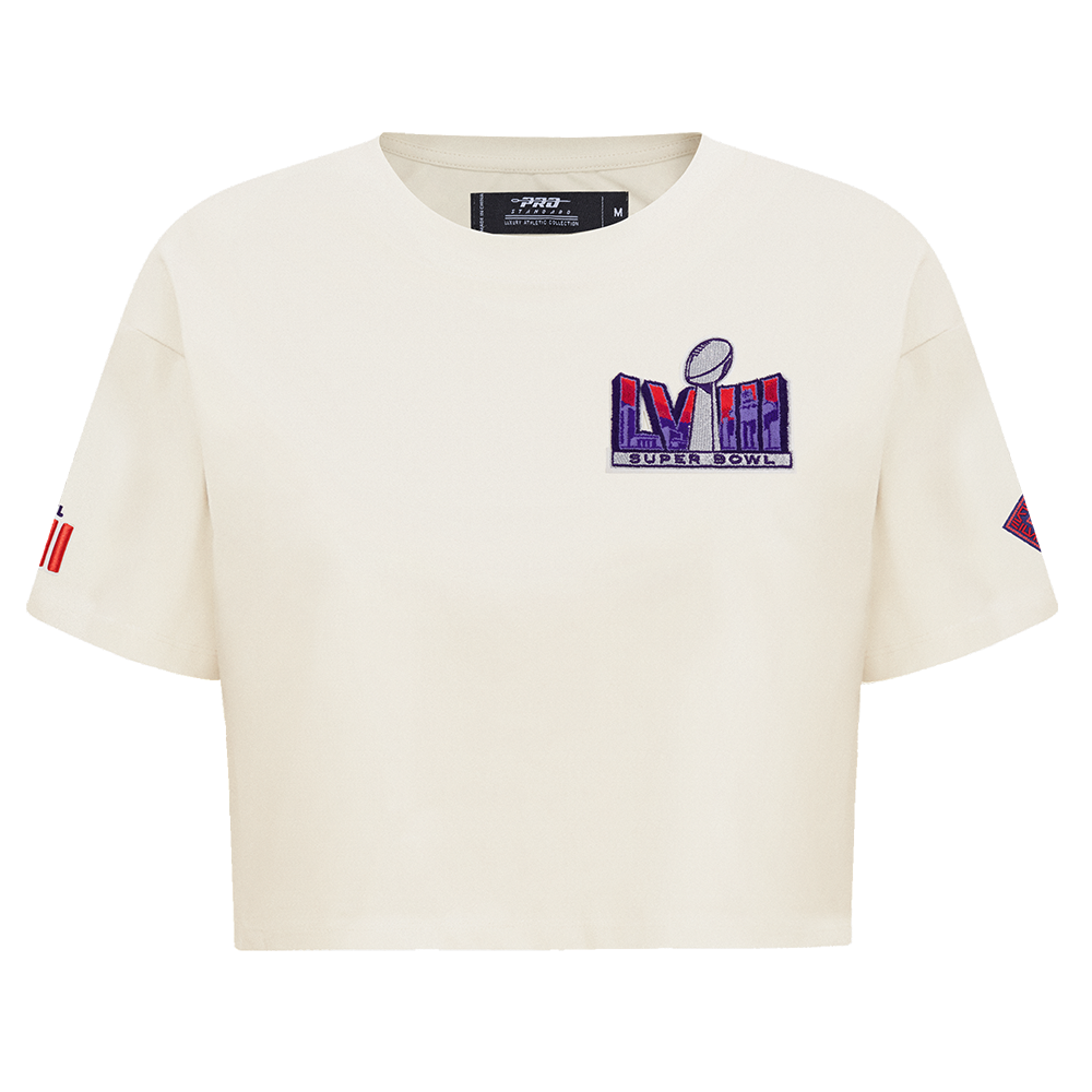 PLAYERA CROP NFL SUPER BOWL SUPERBOWL PARA MUJER