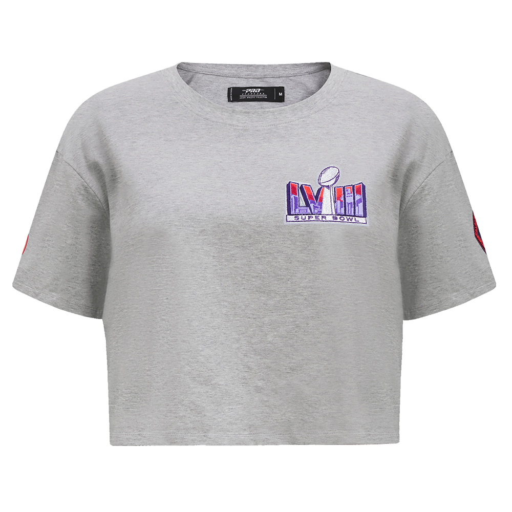 PLAYERA CROP NFL SUPER BOWL SUPERBOWL PARA MUJER