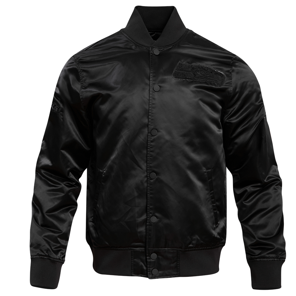 CHAMARRA DE SATÍN NFL SEATTLE SEAHAWKS CLASSIC 3BK