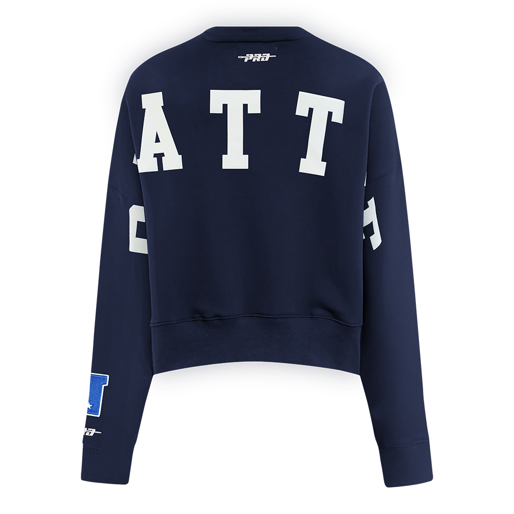 SUDADERA DE CUELLO REDONDO NFL SEATTLE SEAHAWKS WINGSPAN PARA MUJER