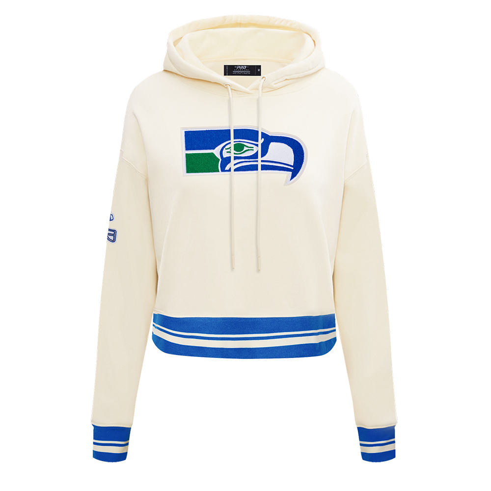 SUDADERA CON GORRO NFL SEATTLE SEAHAWKS RETRO CLASSICS PARA MUJER