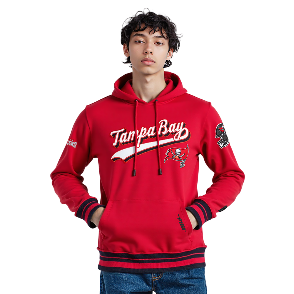 SUDADERA CON GORRO NFL TAMPA BAY BUCCANEERS SCRIPT TAIL