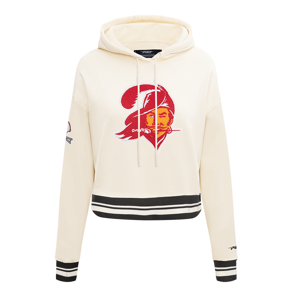 SUDADERA CON GORRO NFL TAMPA BAY BUCCANEERS RETRO CLASSICS PARA MUJER