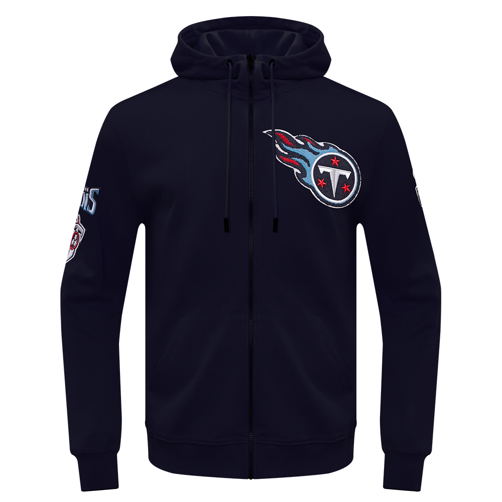 SUDADERA CON CIERRE NFL TENNESSEE TITANS CLASSIC CHENILLE
