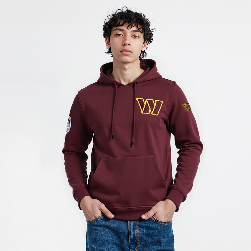 SUDADERA CON GORRO NFL WASHINGTON COMMANDERS CLASSIC CHENILLE
