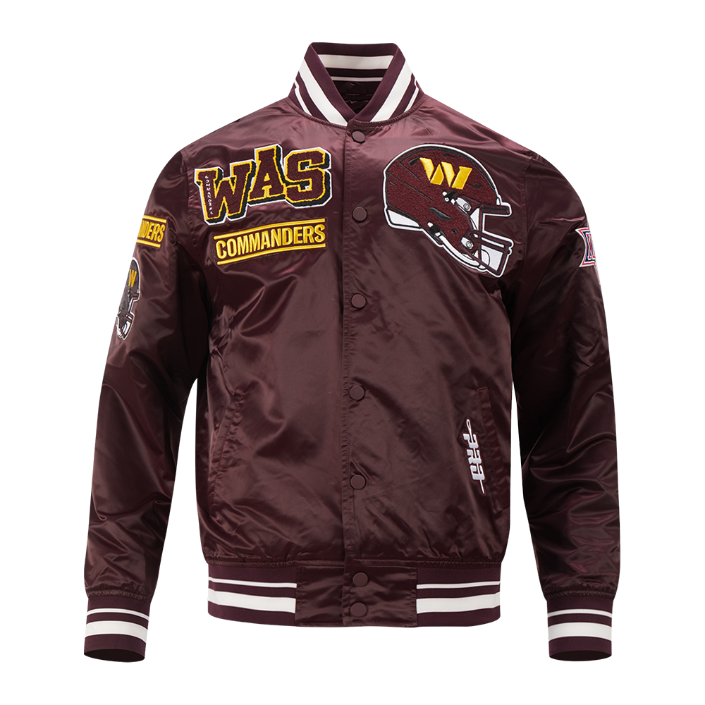CHAMARRA DE SATÍN NFL WASHINGTON COMMANDERS MASH UP