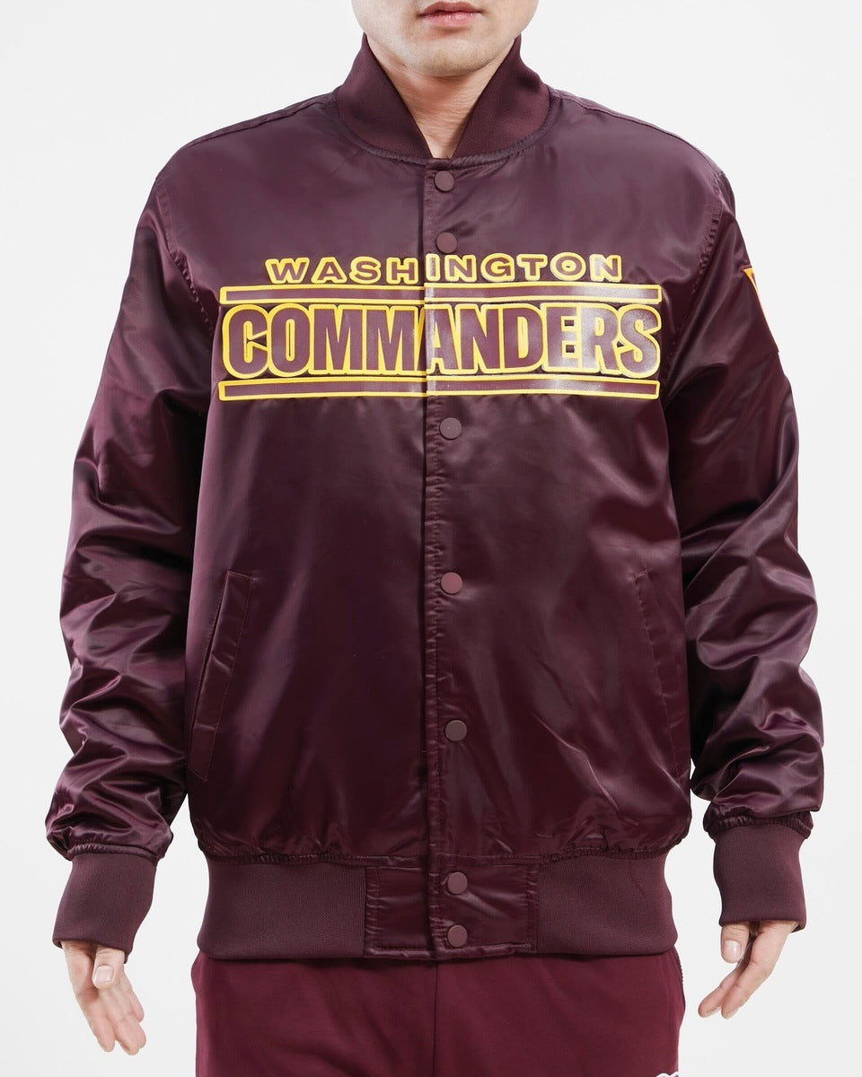 CHAMARRA DE SATÍN NFL WASHINGTON COMMANDERS CLASSIC SATIN