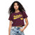 PLAYERA CROP NFL WASHINGTON COMMANDERS SCRIPT TAIL PARA MUJER