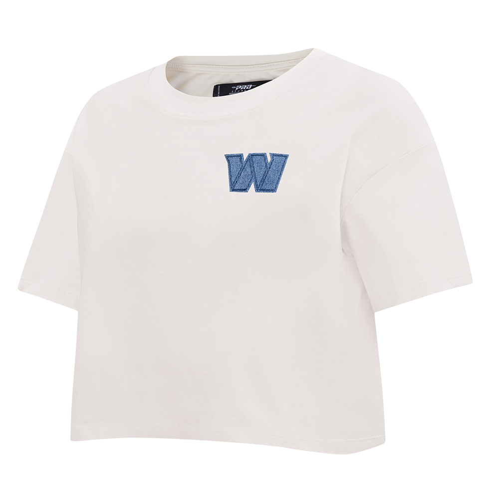 PLAYERA NFL WASHINGTON COMMANDERS VARSITY BLUES PARA MUJER
