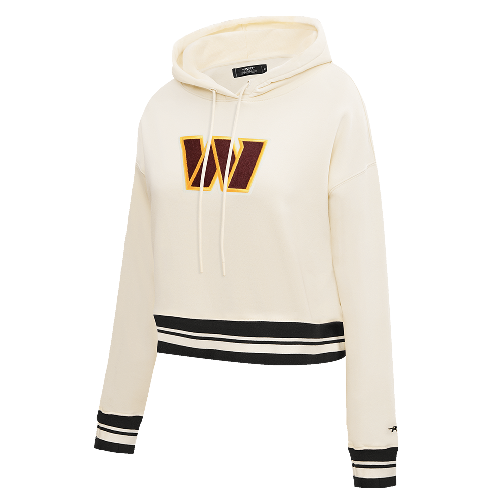 SUDADERA CON GORRO NFL WASHINGTON COMMANDERS RETRO CLASSICS PARA MUJER