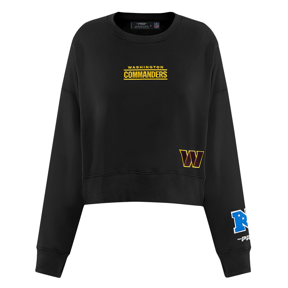 SUDADERA DE CUELLO REDONDO NFL WASHINGTON COMMANDERS WINGSPAN PARA MUJER