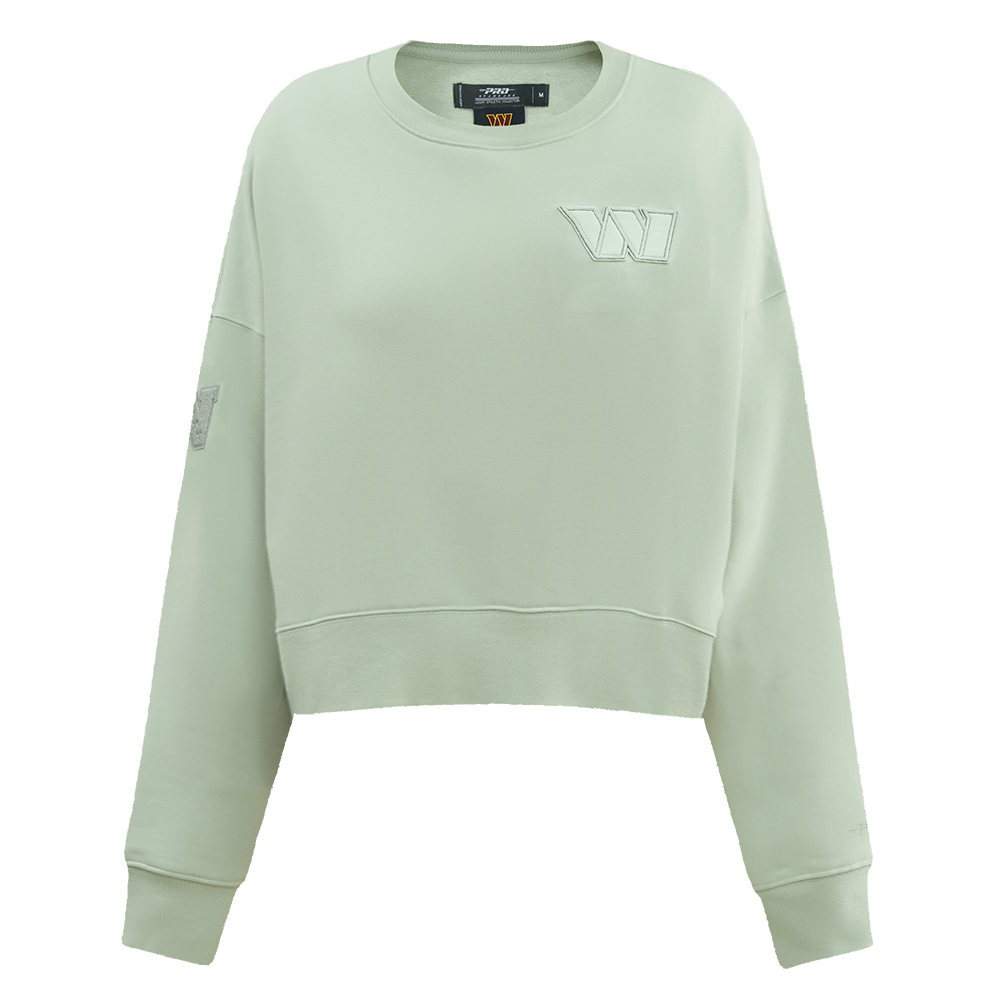 SUDADERA DE CUELLO REDONDO NFL WASHINGTON COMMANDERS NEUTRAL PARA MUJER