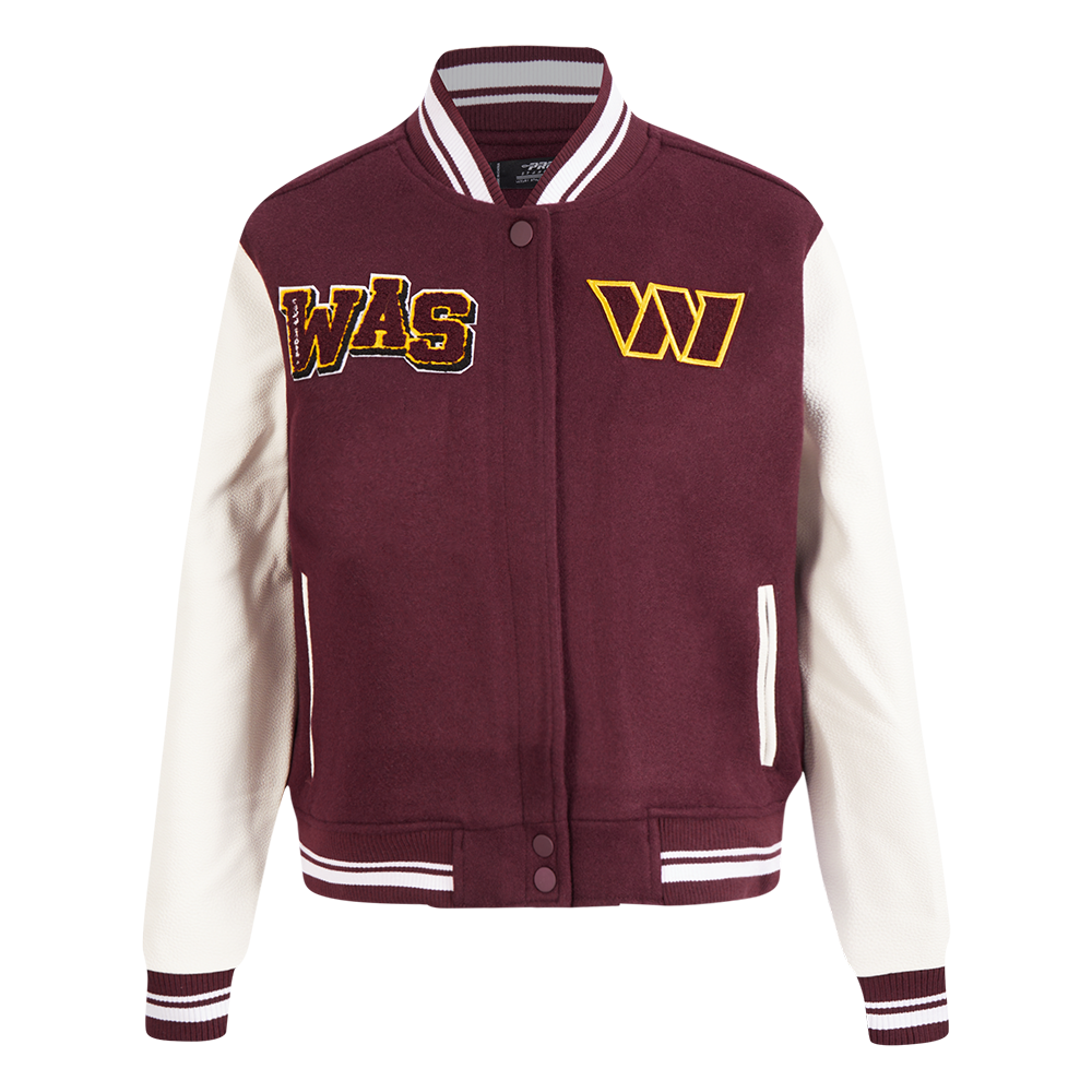 CHAMARRA UNIVERSITARIA NFL WASHINGTON COMMANDERS MASH UP PARA MUJER