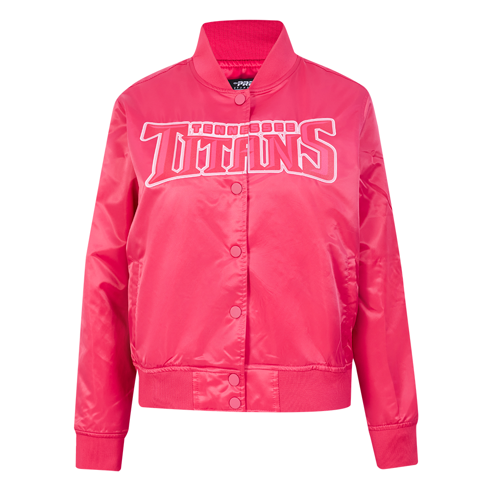 CHAMARRA DE SATIN NFL WASHINGTON COMMANDERS CLASSIC TRIPLE PINK PARA MUJER