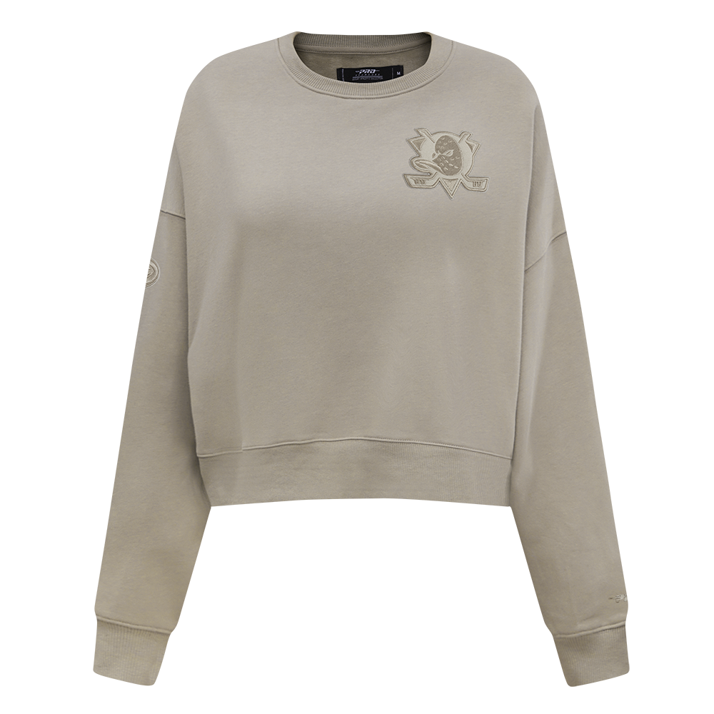 SUDADERA DE CUELLO REDONDO NHL ANAHEIM DUCKS NEUTRAL PARA MUJER