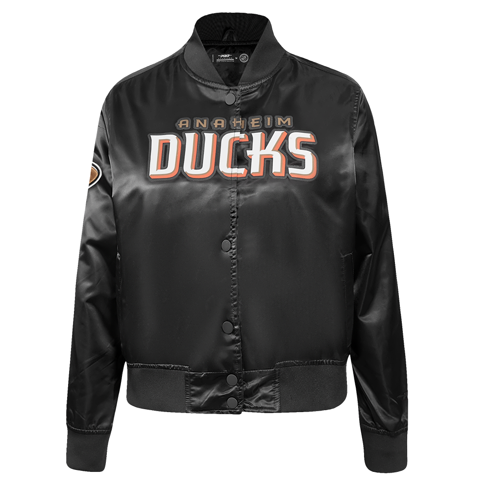 CHAMARRA DE SATÍN NHL ANAHEIM DUCKS CLASSIC SATIN PARA MUJER