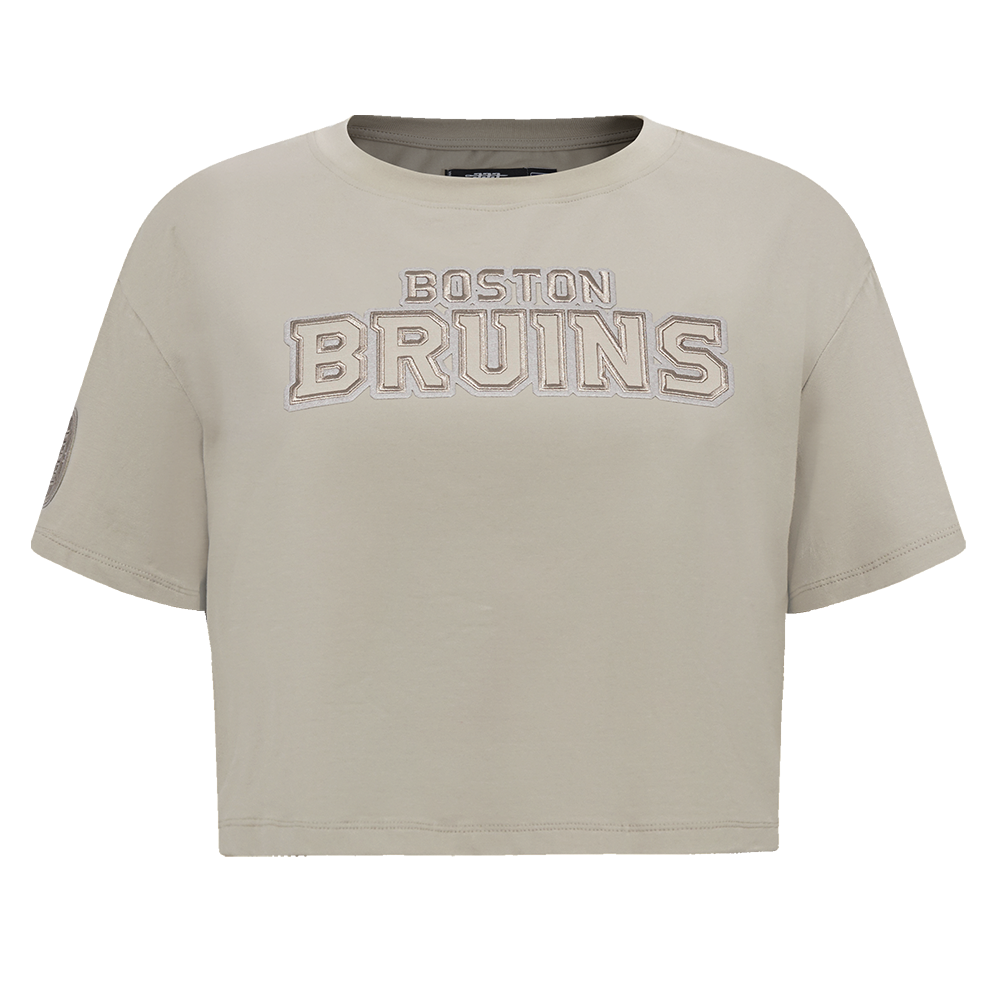 PLAYERA CROP NHL BOSTON BRUINS NEUTRAL PARA MUJER