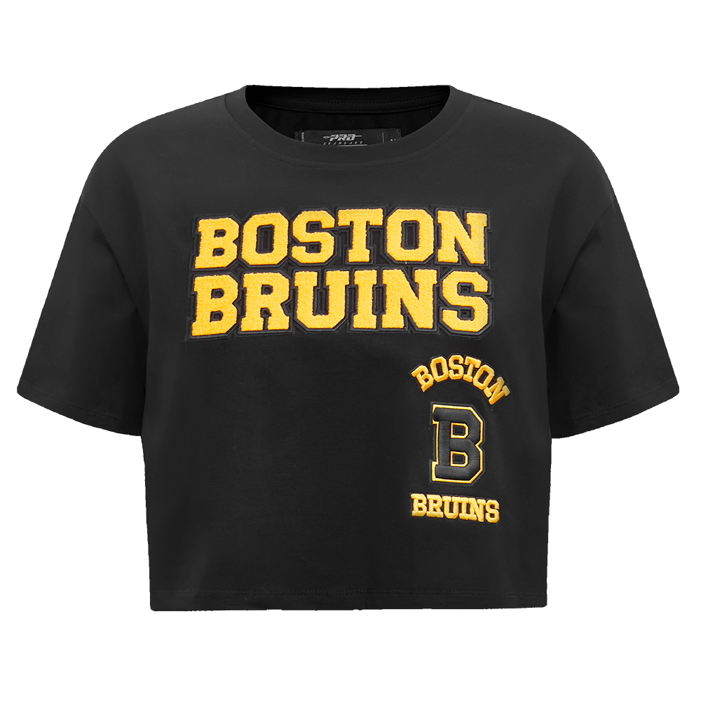 PLAYERA CROP NHL BOSTON BRUINS RETRO CLASSICS PARA MUJER