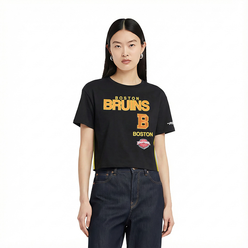 PLAYERA NHL BOSTON BRUINS RETRO CLASSICS PARA MUJER