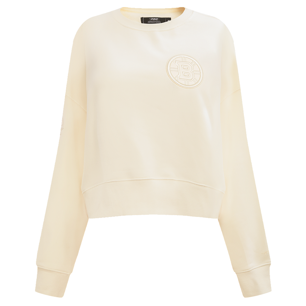 SUDADERA DE CUELLO REDONDO NHL BOSTON BRUINS NEUTRAL PARA MUJER