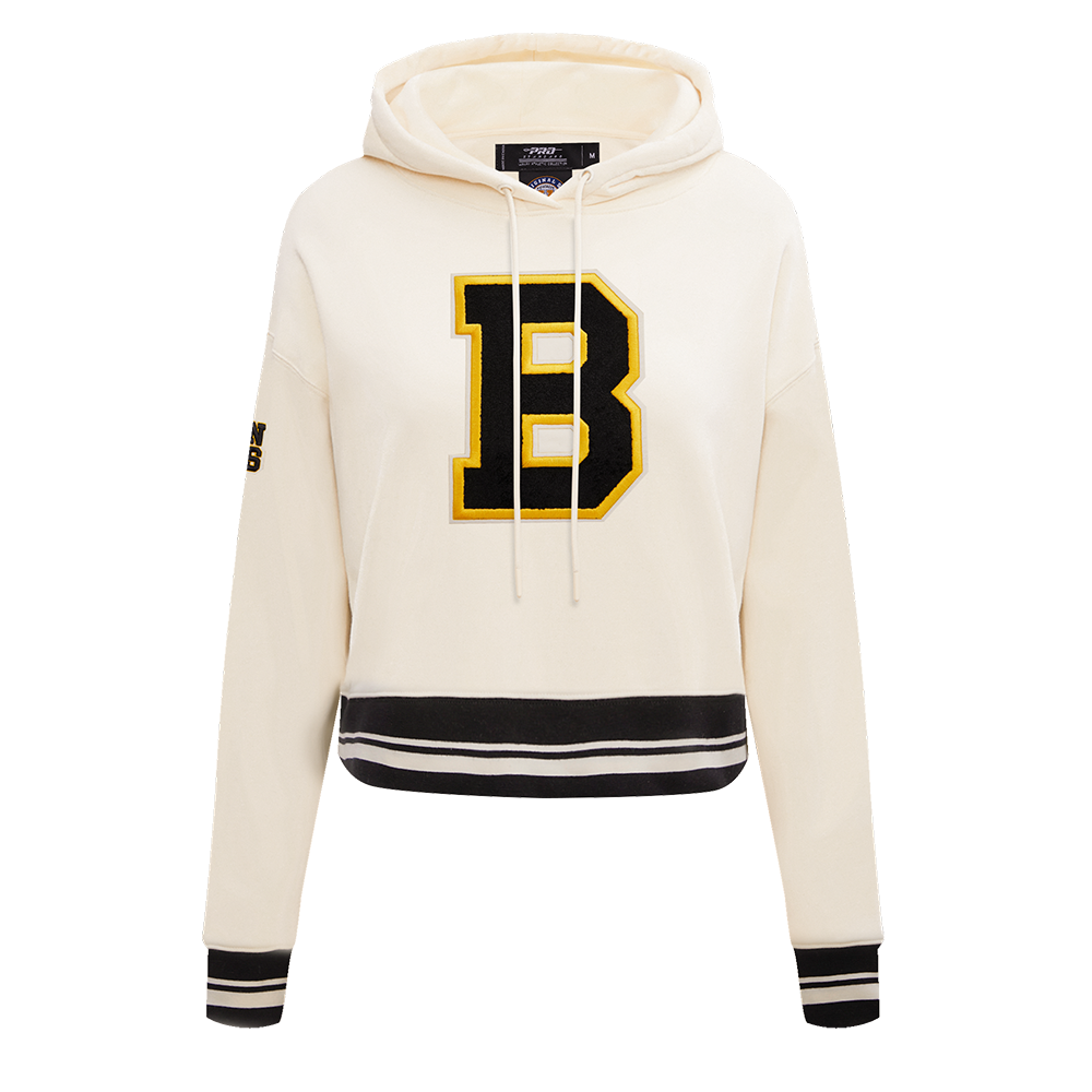 SUDADERA CON GORRO NHL BOSTON BRUINS RETRO CLASSICS PARA MUJER