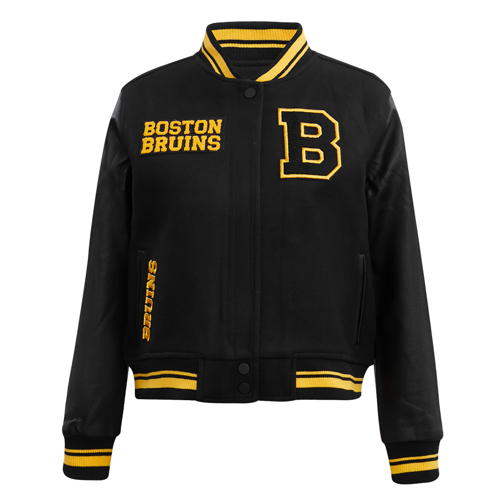 CHAMARRA UNIVERSITARIA NHL BOSTON BRUINS RETRO CLASSICS PARA MUJER