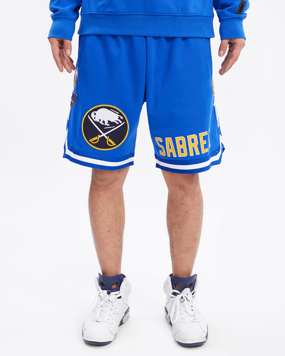 SHORTS DE BASQUETBOL NHL BUFFALO SABRES CLASSIC CHENILLE