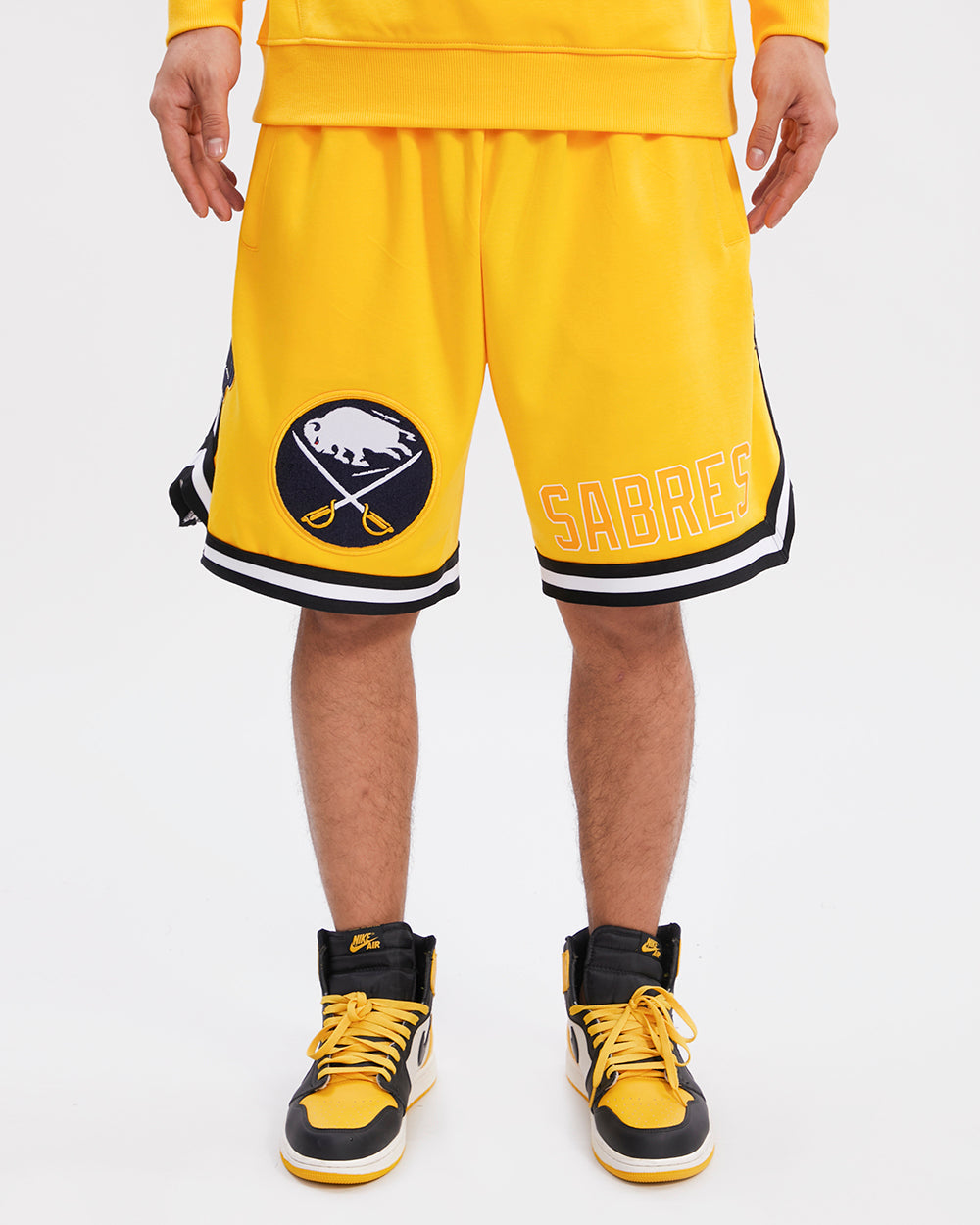 SHORTS DE BASQUETBOL NHL BUFFALO SABRES CLASSIC CHENILLE