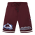 SHORTS DE BASKETBALL NHL COLORADO AVALANCHE CLASSIC CHENILLE