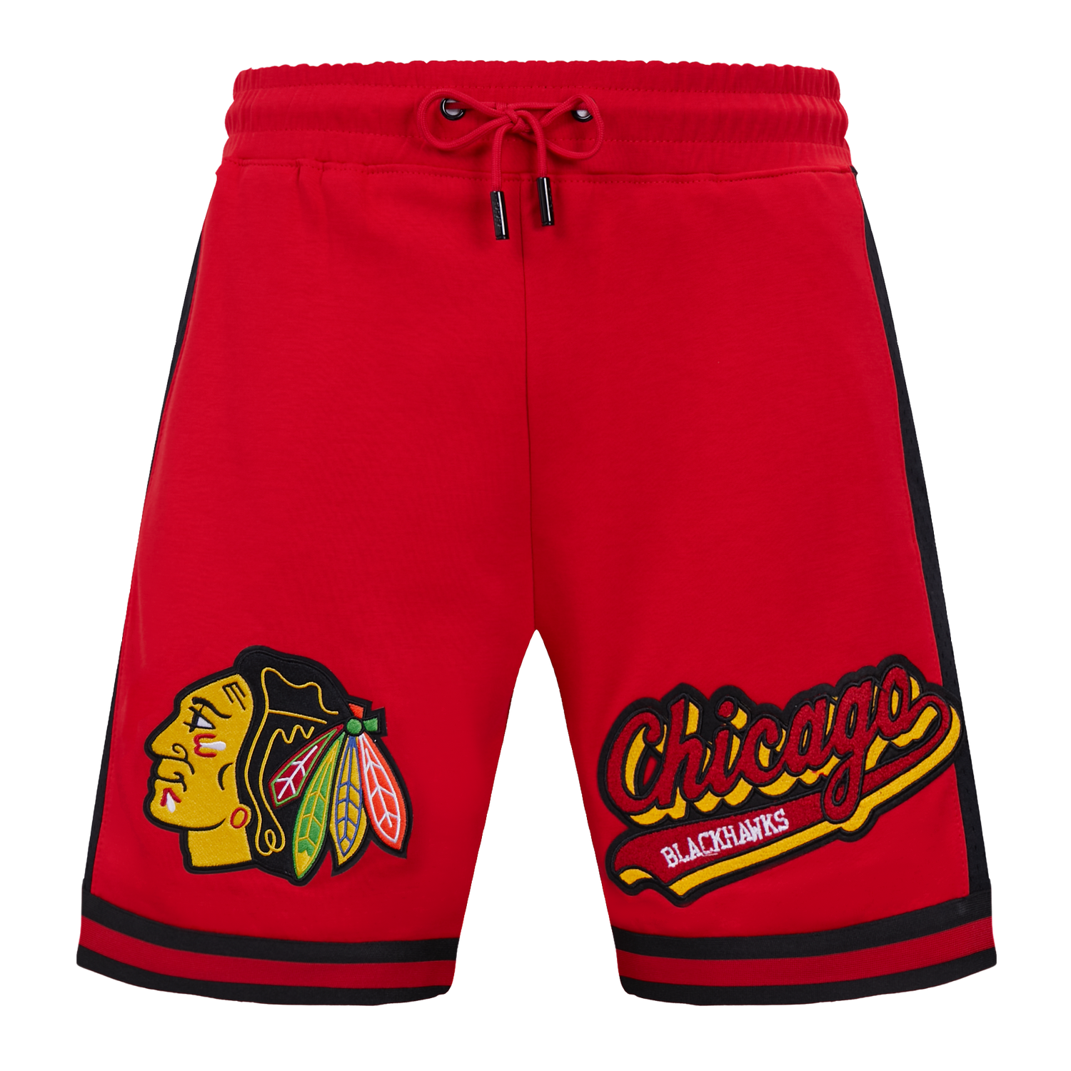 SHORTS DE BASQUETBOL NHL CHICAGO BLACKHAWKS SCRIPT TAIL