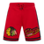 SHORTS DE BASKETBALL NHL CHICAGO BLACKHAWKS SCRIPT TAIL