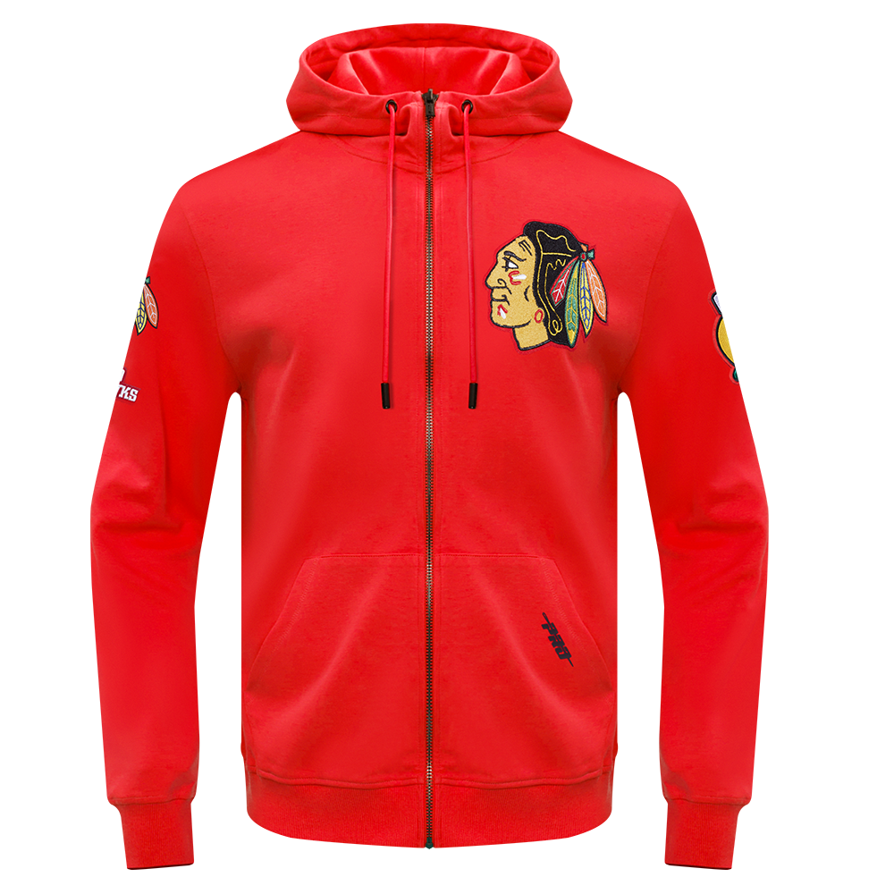 SUDADERA CON CIERRE NHL CHICAGO BLACKHAWKS CLASSIC CHENILLE