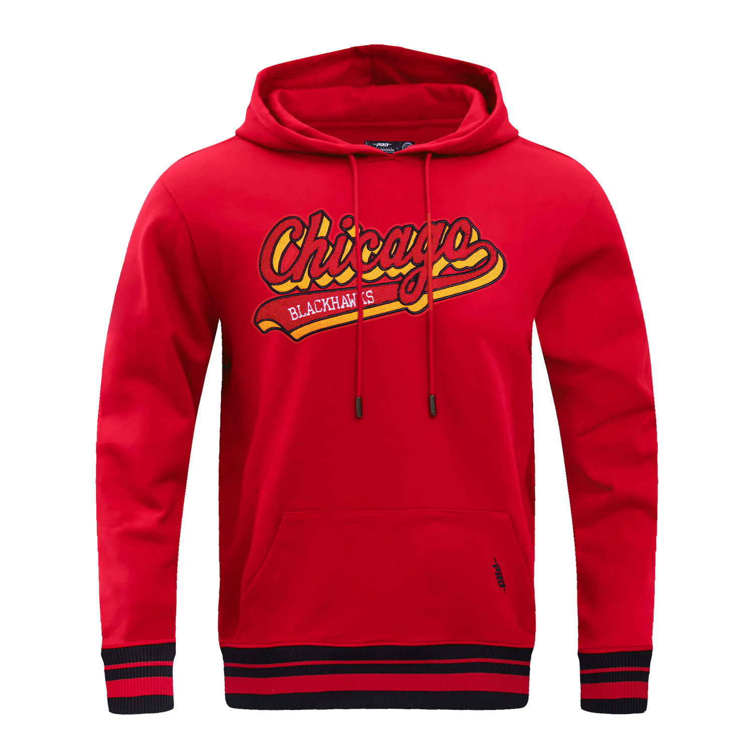 SUDADERA CON GORRO NHL CHICAGO BLACKHAWKS SCRIPT TAIL